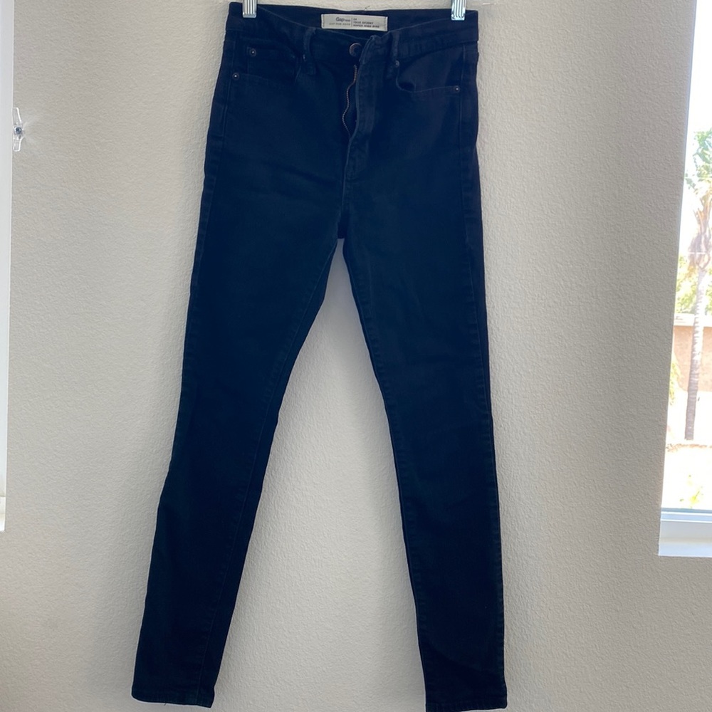 Gap black skinny jean